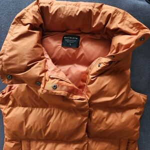 Athleta Downtown VestColor: Foliage Orange. Some Stains(view in pics)